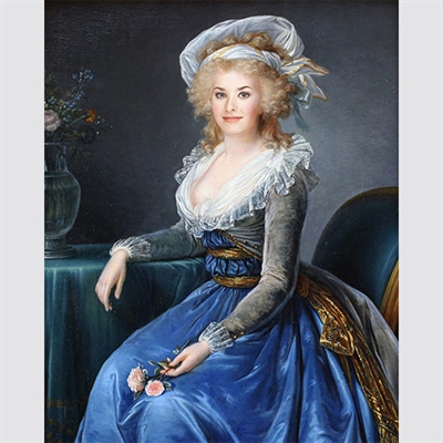 Custom Royal Portrait of Maria Theresa of Naples and Sicily from Photo,by myDaVinci - myDaVinci